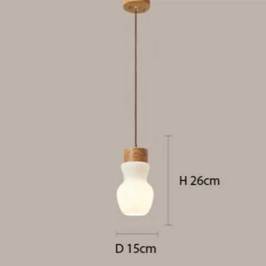 Suspension Bois-Aluminium Adara Scandinave Luminaire Chambre