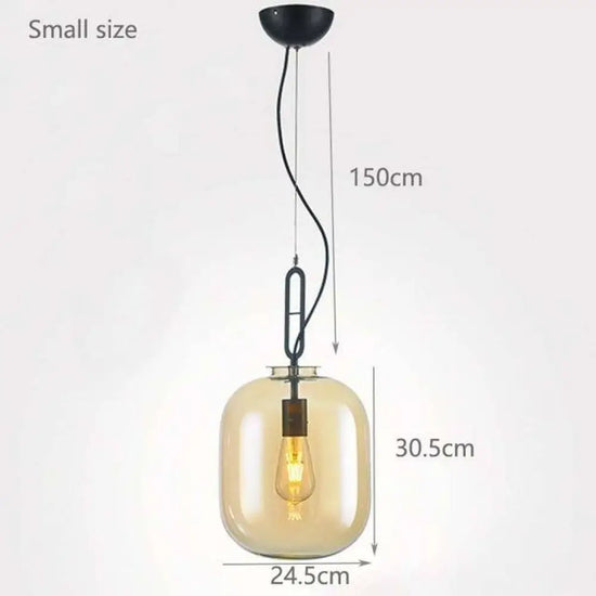 Suspension Boules En Verre Coloré Fumé A Luminaire Chambre