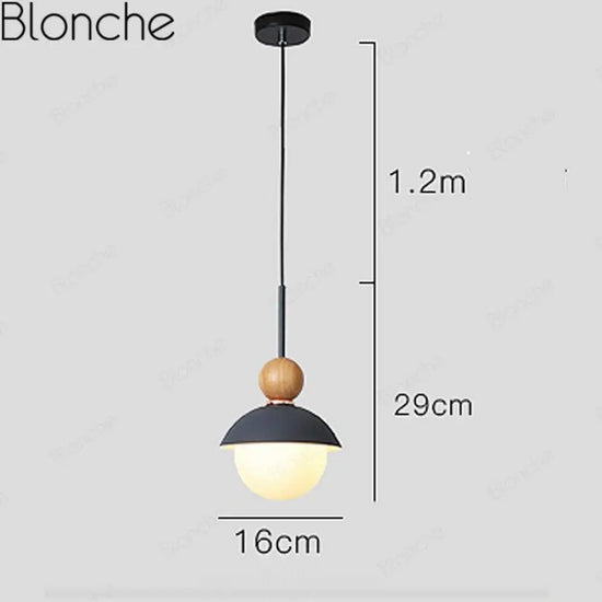 Suspension Créative Led Métal Coloré Luminaire Chambre