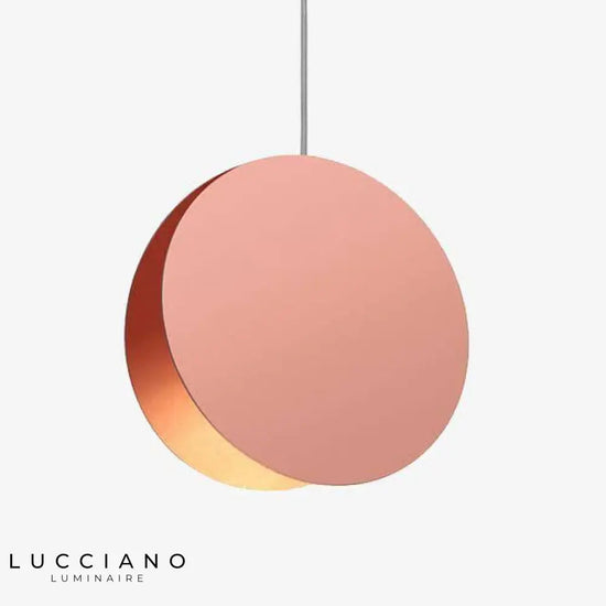 Suspension Globes Ronds Ouverts Rose Gold / 20Cm Luminaire Chambre