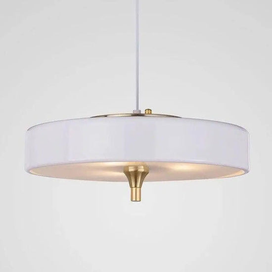 Suspension Led Abat-Jour Métal Juna Blanc / Chaude Luminaire Doré