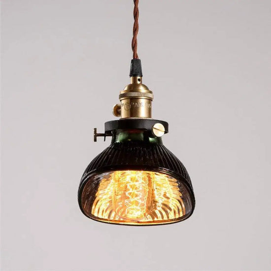 Suspension Led Abats-Jour Noir Doré Luminaire Chambre