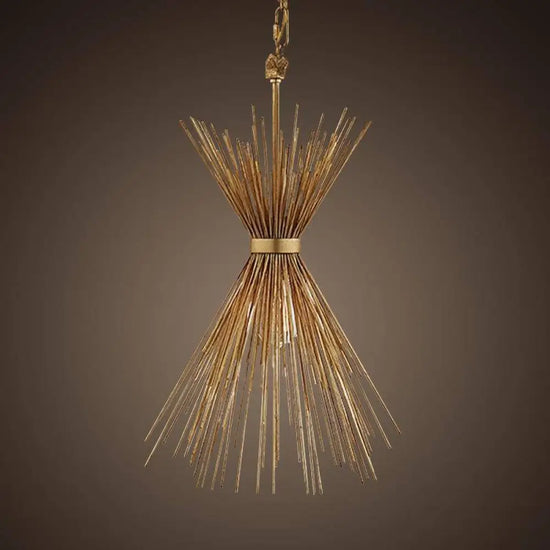 Suspension Led Avec Épis Métalliques Luminaire Chambre