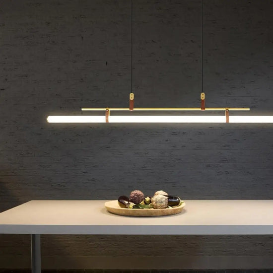 Suspension Led Cassy Minimaliste Moderne Luminaire Doré