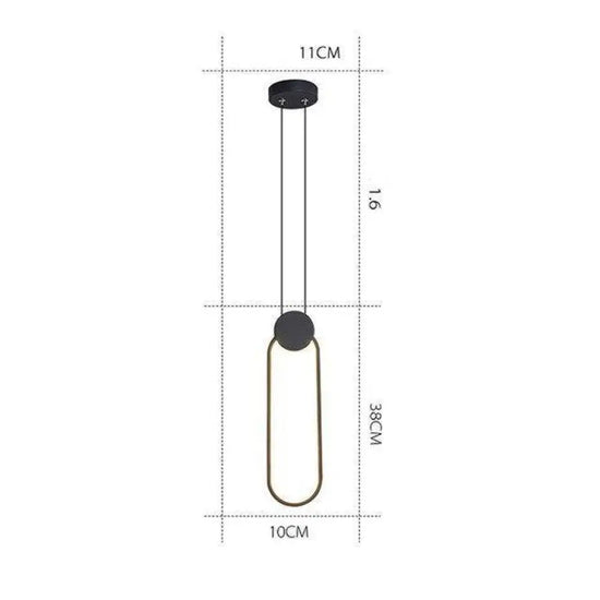 Suspension Led Cercle Lumineux Lofty A / Froide Luminaire Chambre