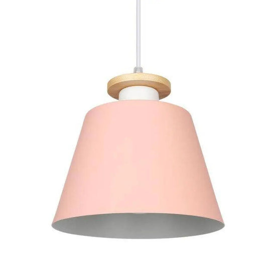 Suspension Led Conique Multicolore Restaurant Rose Luminaire Chambre