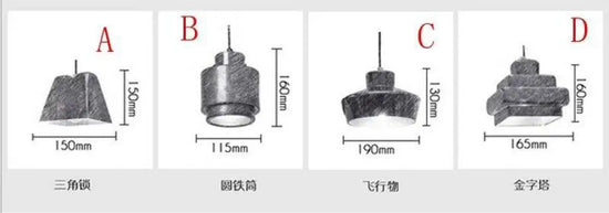 Suspension Led Cuivre Design (Formes Variées) Luminaire Doré
