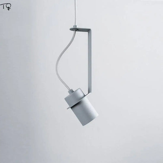 Suspension Led Cylindre Métal Industriel Luminaire Chambre