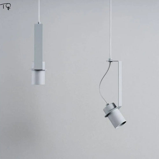 Suspension Led Cylindre Métal Industriel Luminaire Chambre