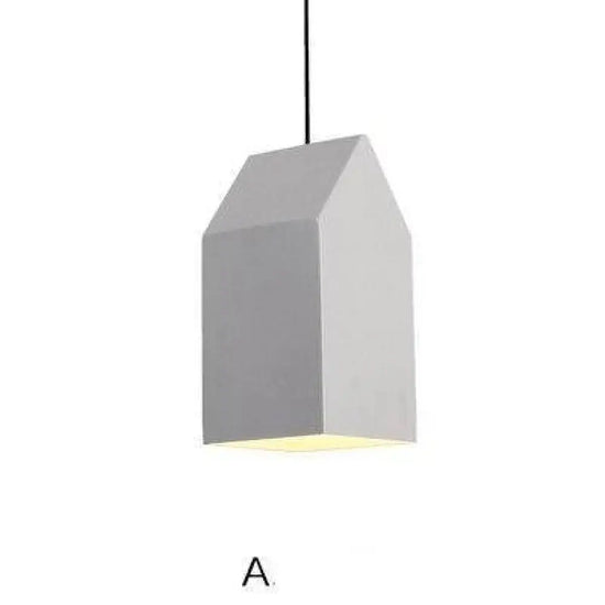 Suspension Led Design Abat-Jour Coloré Gris / A Luminaire Chambre