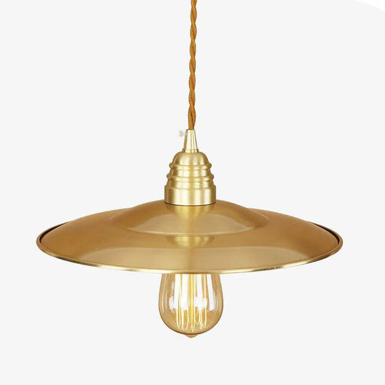Suspension Led Dorée Avec Abat-Jour Coffee Luminaire Doré