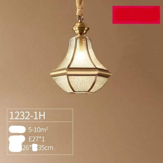 Suspension Led Dorée En Verre Balcony Luminaire Chambre