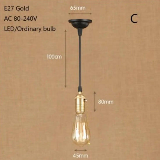 Suspension Led Dorée Rayene Industrielle C / China Luminaire Chambre