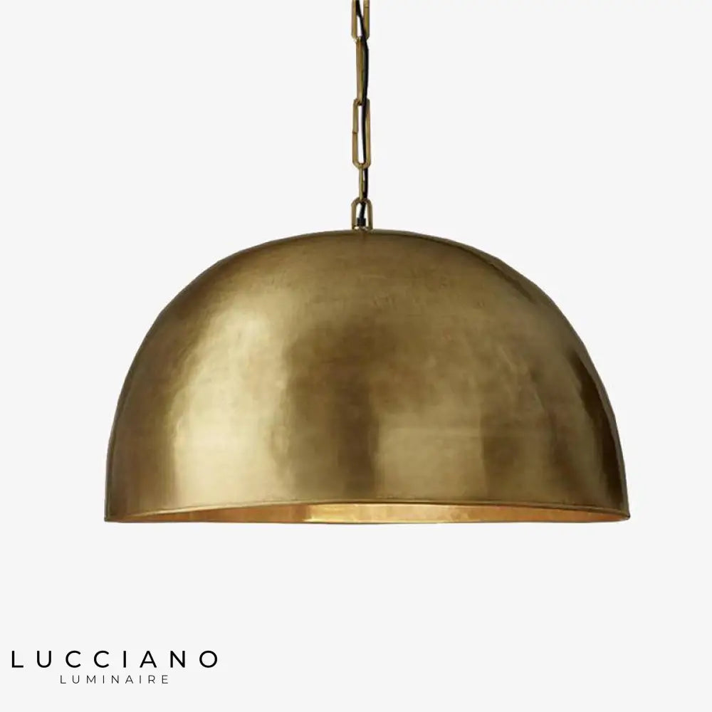 Suspension Led Dorée Style Mushroom Luminaire Doré