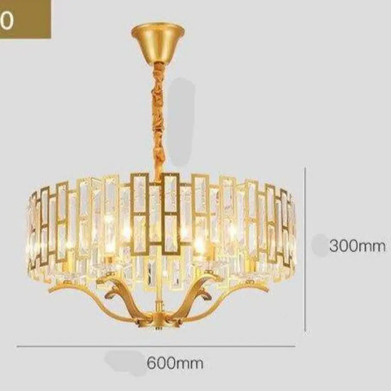 Suspension Led Dorée Verre Hôtel 60 X 30Cm Luminaire Chambre