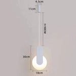 Suspension Led En Aluminium Design Circulaire C - Blanc / Froide Luminaire Chambre