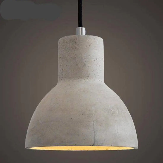 Suspension Led En Ciment (Styles Variés) A Luminaire Chambre
