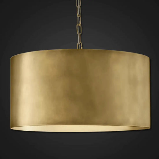 Suspension Led Industrielle Cylindre Métal Luminaire Chambre