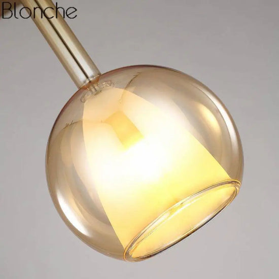 Suspension Led Industrielle Design Luminaire Doré