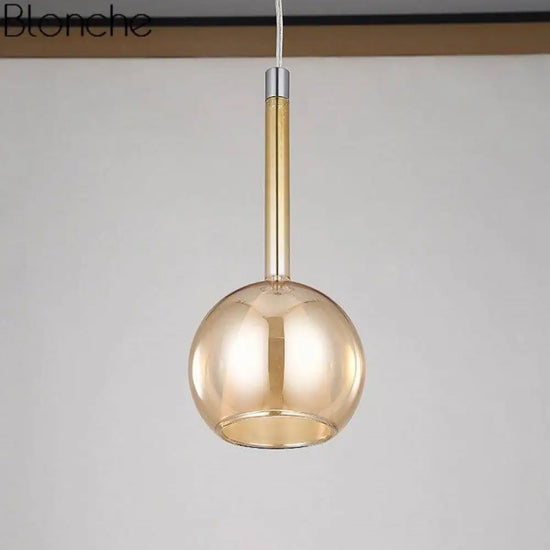 Suspension Led Industrielle Design Luminaire Doré