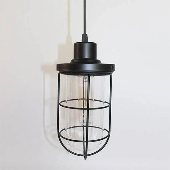 Suspension Led Industrielle Métal Cage B Luminaire Chambre