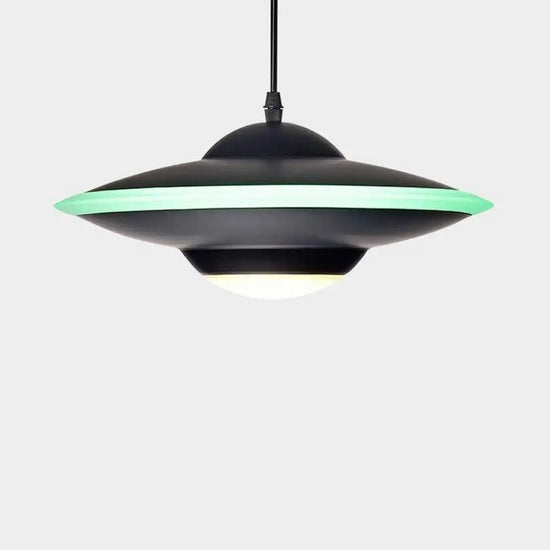 Suspension Led Industrielle Soucoupe Métal Luminaire Chambre