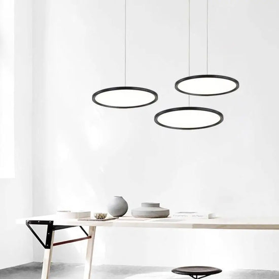 Suspension Led Loft Métal Design Luminaire Chambre