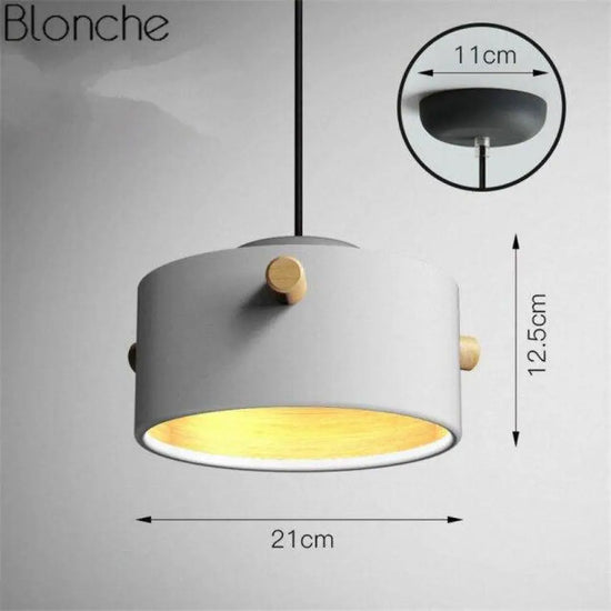 Suspension Led Macarons Colorés Moderne Blanc - A Luminaire Chambre