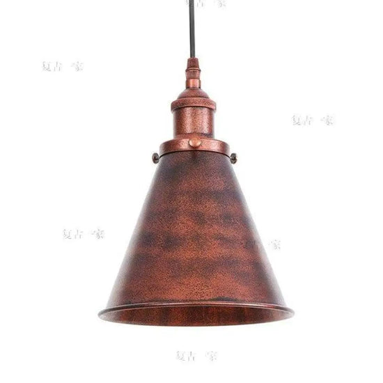 Suspension Led Métal Conique Loft Luminaire Chambre