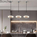 Suspension Led Moderne Disque Bois Luminaire Chambre