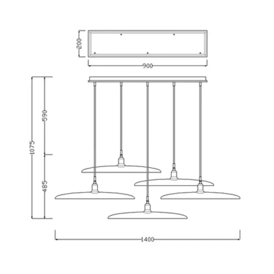 Suspension Led Nordic Bois Abat-Jour Luminaire Chambre