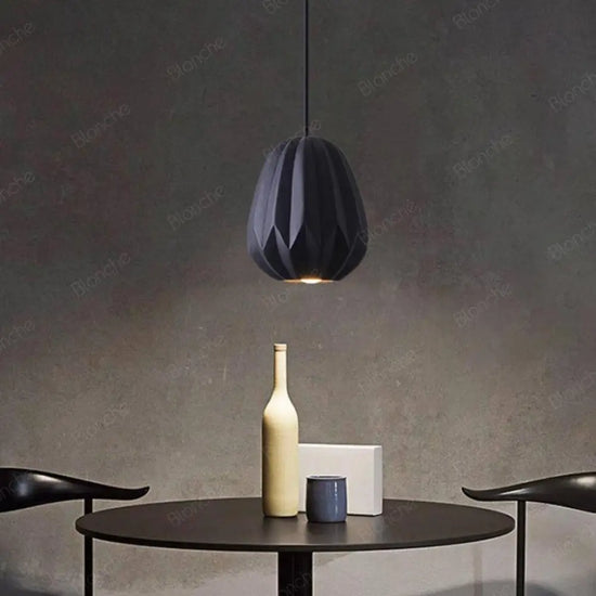 Suspension Led Résine Colorée Hang Luminaire Chambre