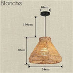 Suspension Led Rotin Formes Variées B Luminaire Chambre