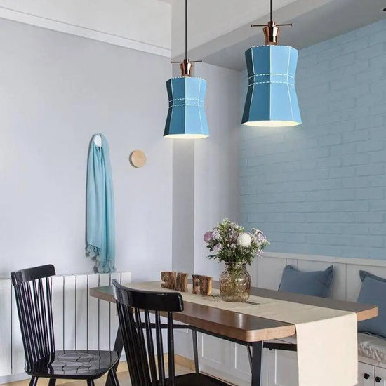 Suspension Led Scandinave En Métal Coloré Luminaire Chambre