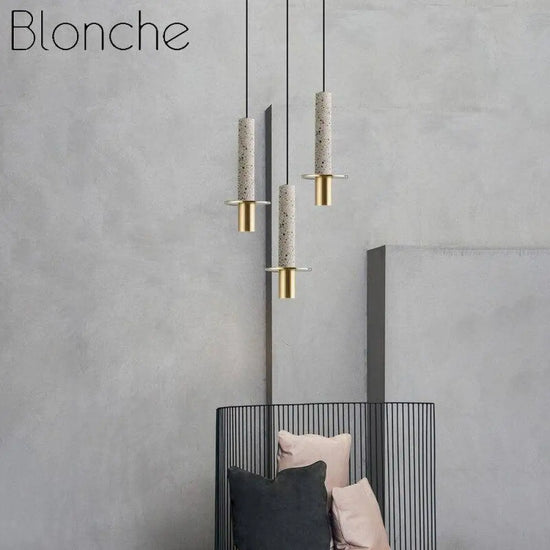 Suspension Led Terrazzo Luxe Luminaire Chambre