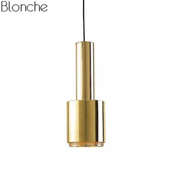 Suspension Led Tubulaire Industrielle Doré Luminaire Doré