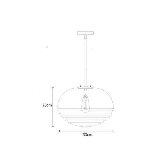 Suspension Led Verre Arrondi Café Luminaire Doré