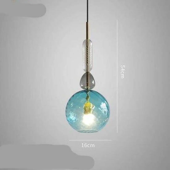 Suspension Led Verre Coloré Coffee E Luminaire Chambre