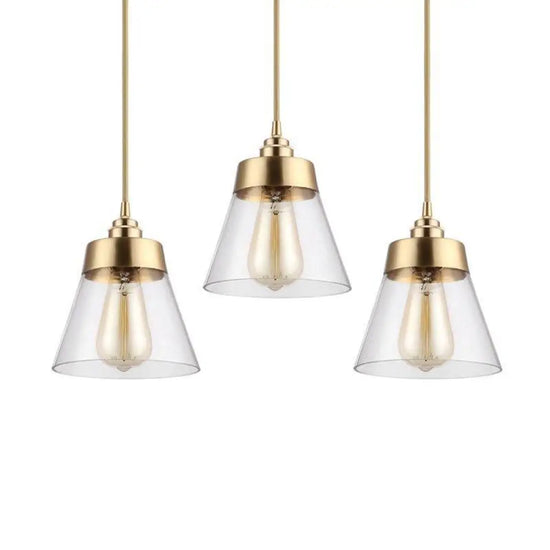 Suspension Led Verre Et Doré Light Loft Luminaire Doré