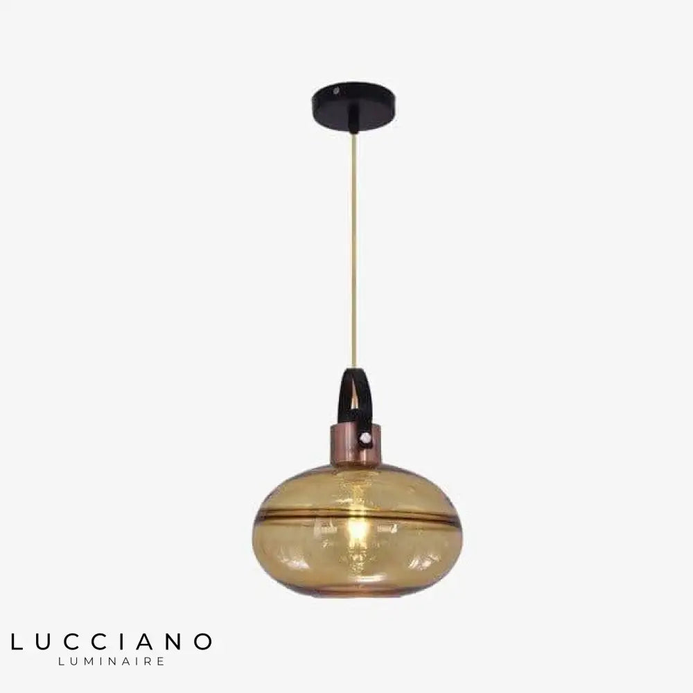 Suspension Led Vintage En Verre Coloré Luminaire Chambre