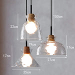 Suspension Moderne En Verre Dante Luminaire Chambre