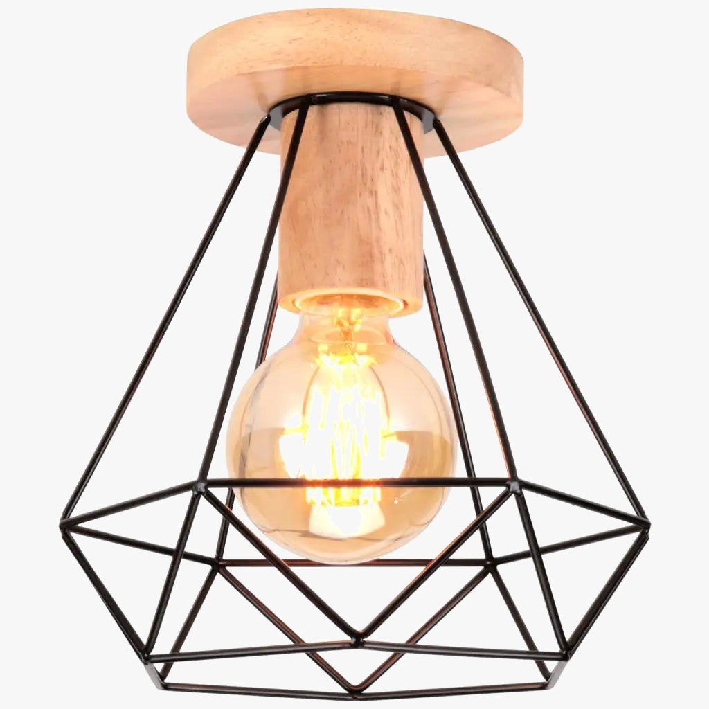 Suspension métal luminaire nordique élégante