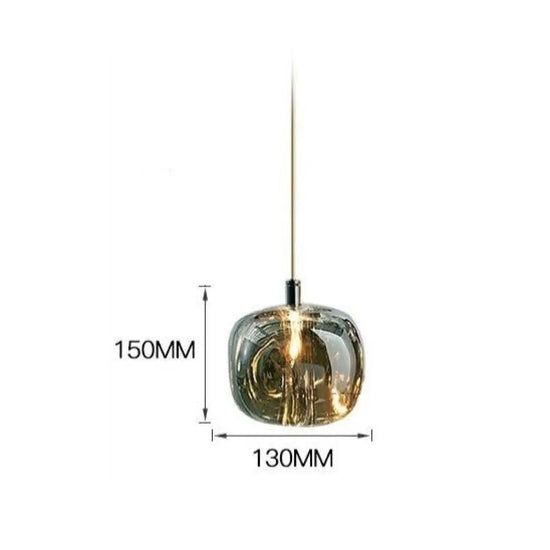 Suspension Pomme Verre Moderne Julye Luminaire Chambre
