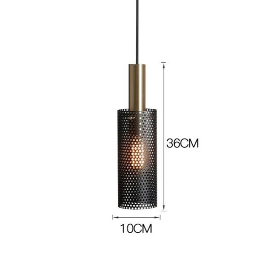 Suspension Rio Métal Ajouré Industrielle Luminaire Chambre