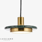 Suspension Verre Et Marbre Line Luminaire Chambre