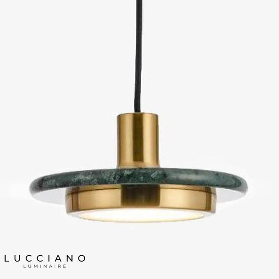Suspension Verre Et Marbre Line Luminaire Chambre