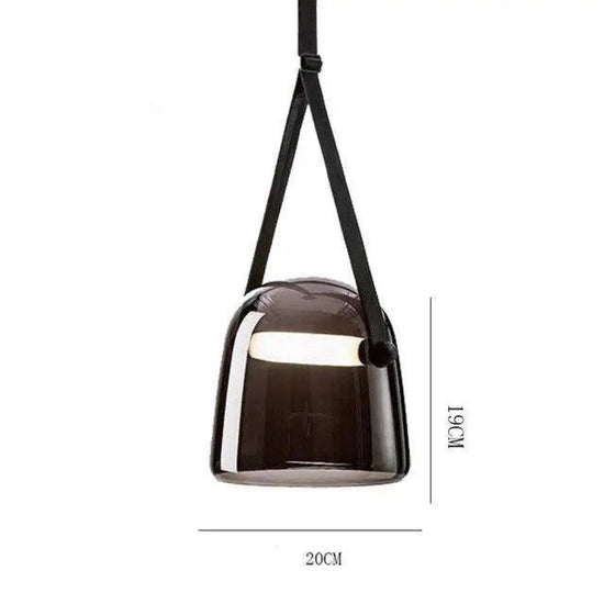Suspensions Led En Métal Hang Noir / Froide Luminaire Chambre