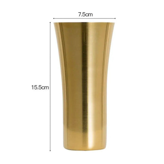 Vase Doré Chromé Design Steel Luminaire