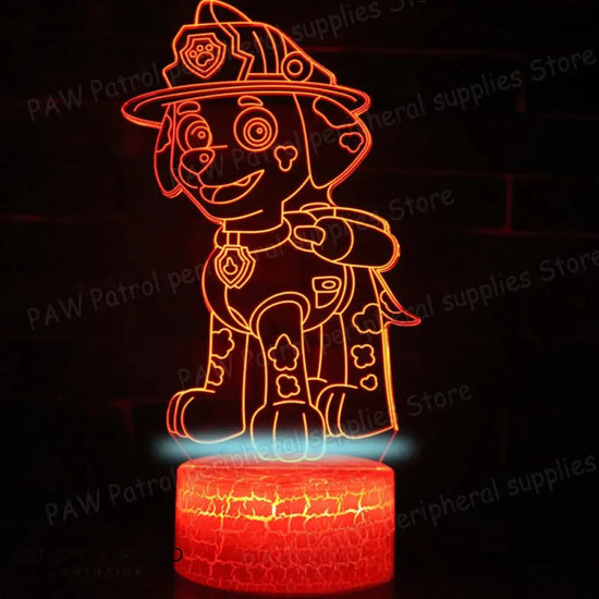 Veilleuse design Marcus de la Pat’ Patrouille