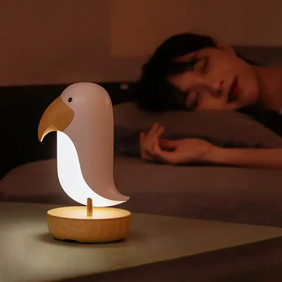 Veilleuse pingouin avec modèle haut-parleur